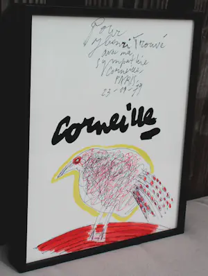 Corneille - Ingelijste gemengde techniek - 1979 (nieuwe lijst!) kopen? Bied vanaf 1000!