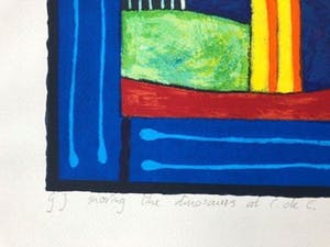 Clemens Briels - Zeefdruk. Snoring like dinosaurs at C. de C. kopen? Bied vanaf 90!