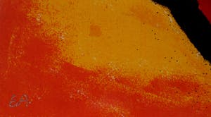 Herman Brood - ingelijste zeefdruk: Red Gitar (prachtige lijst!) kopen? Bied vanaf 599!