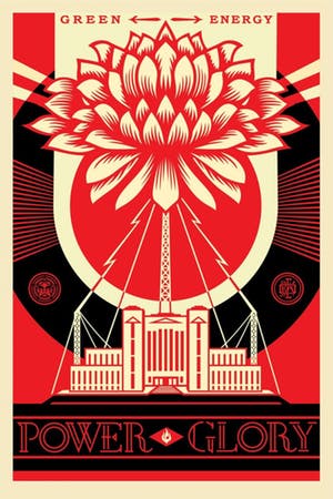 Shepard Fairey - GREEN POWER kaufen? Bieten Sie von 85!