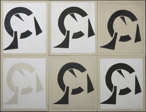 Paul Overhaus - Oostindische inkt op doek, Zonder titel (Groot) kopen? Bied vanaf 1!