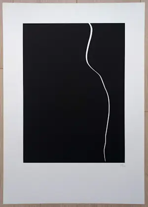 Harry van Kuyk - Contour, zeefdruk kopen? Bied vanaf 20!