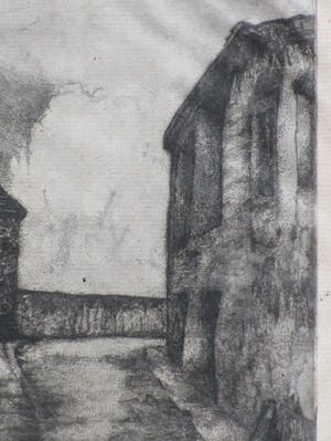 Willem van Leusden - Weg met huizen - Ets kopen? Bied vanaf 1!