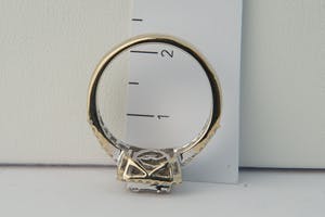 2549- Exclusieve diamanten Fantasiering- 18karaats witgoud - ca 1.90ct briljant kopen? Bied vanaf 670!