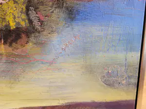 Marianne Benko - Abstracte kunst met gemengde techniek van olieverf en encaustiek kopen? Bied vanaf 375!