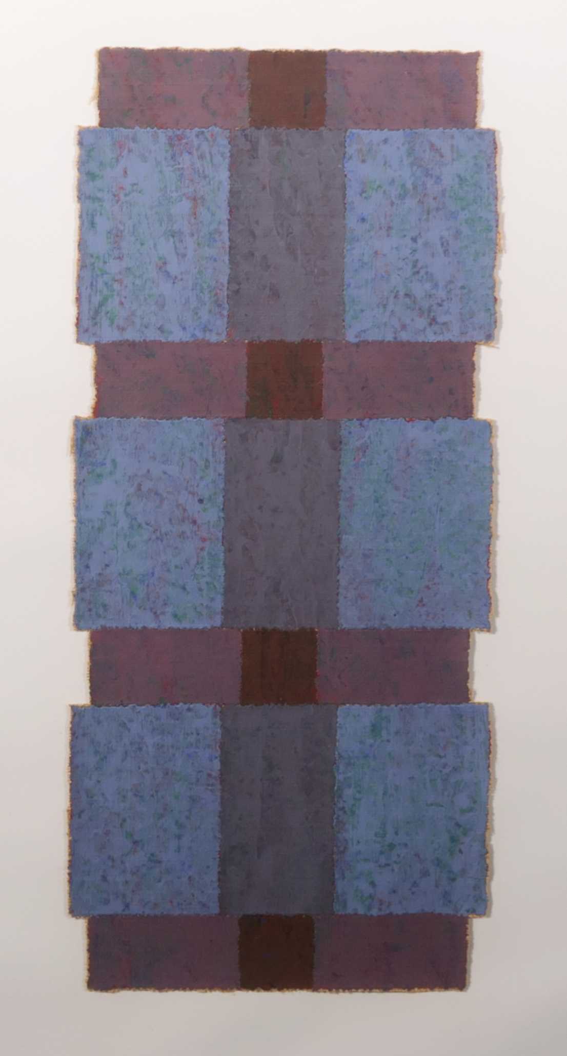 Ralph J. Petschat - Acryl en papier op jute, Stapelbare elemente - Ingelijst kopen? Bied vanaf 50!