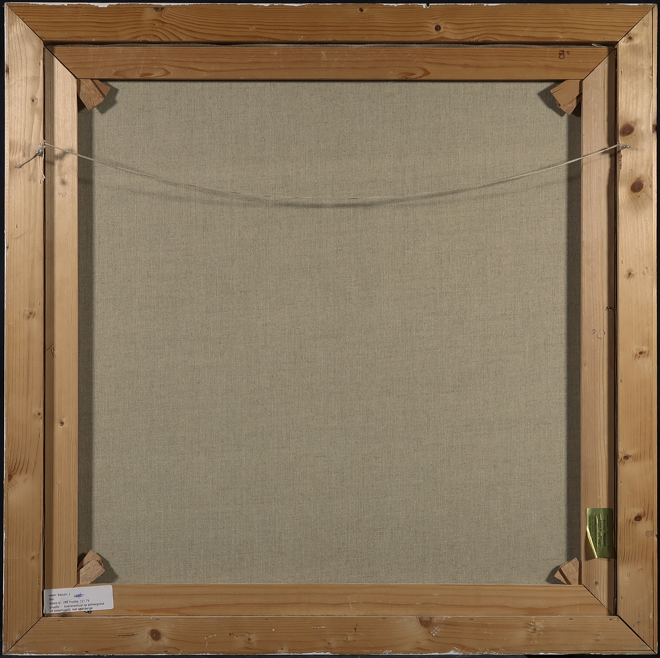 Jan Bazuin - Olieverf op doek, Heidelandschap - Ingelijst kopen? Bied vanaf 200!