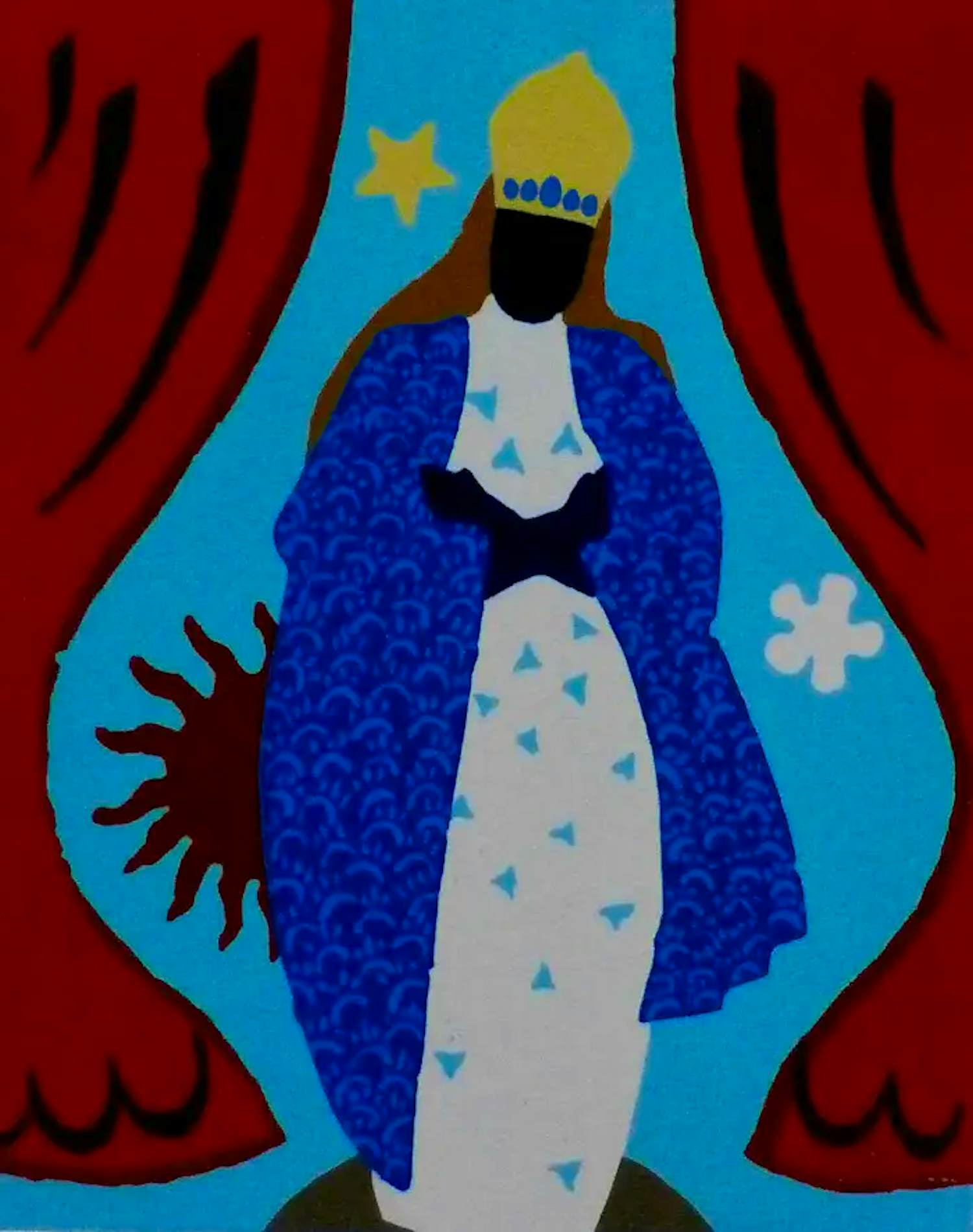 Susette van de Lande - Zeefdruk: maagd - 1998 kopen? Bied vanaf 45!