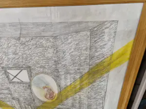 Jacob Zekveld - Excentrisch kruis met interieur. In de spiegel wellicht de komeet van Kidney kopen? Bied vanaf 20!