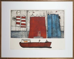Marjan Smit - Kleurenets, De Onderneming - Ingelijst kopen? Bied vanaf 60!