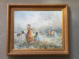 Marie Charlot - Paardenrit op strand. kopen? Bied vanaf 1!