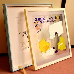 Huibert van Dorp - Zoek het spoor en kleur de plaatjes verkocht voor € 245!