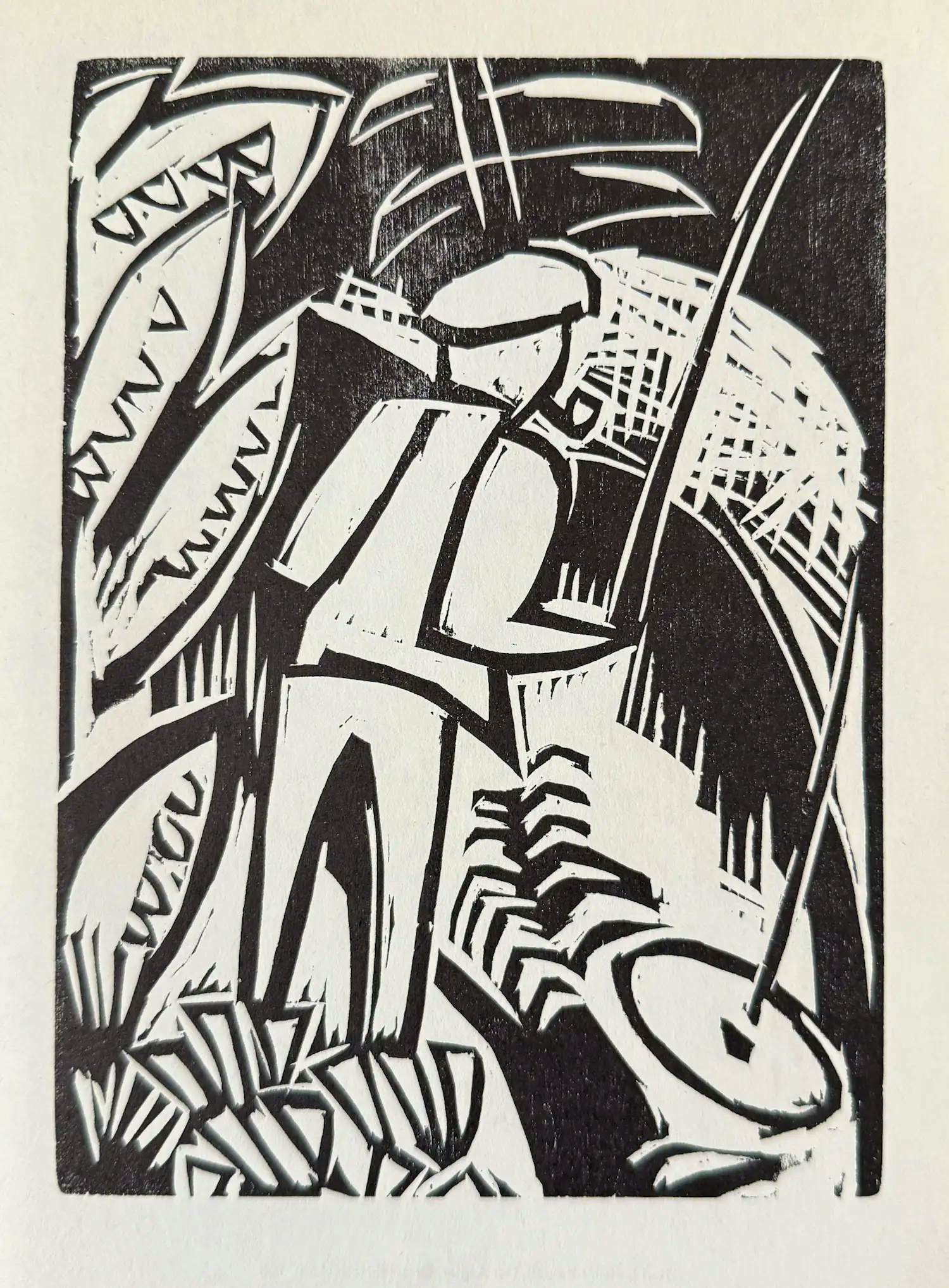 Karl Schmidt-Rottluff - Der Angler. Original-Holzschnitt Werkverzeichnis Rathenau 4 kopen? Bied vanaf 130!