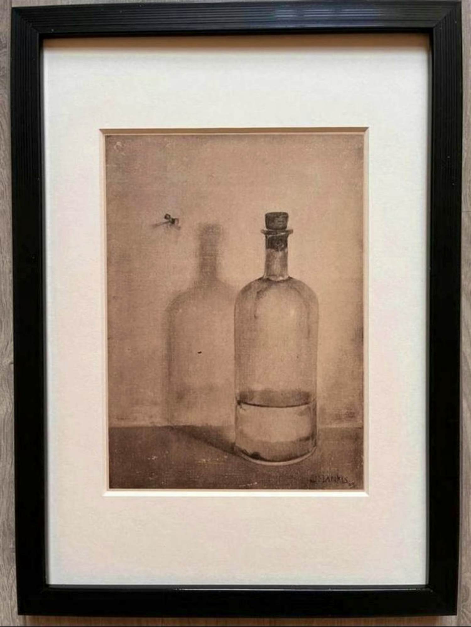Jan Mankes - Originele Heliogravure Olieflesje 1923 verkocht voor € 165!