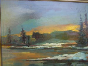 Janus Kluijtmans - Winterlandschap. kopen? Bied vanaf 40!