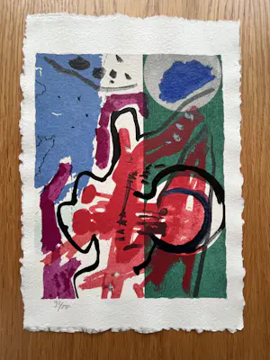 Corneille - Een schedel vol stem - Zeefdruk - 1991 - 92/250 kopen? Bied vanaf 65!