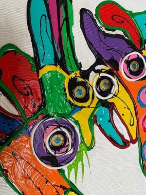 Niet of onleesbaar gesigneerd - PEKO- Dieren fantasie kopen? Bied vanaf 1!