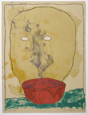 Mark Brusse - Litho, Zonder titel kopen? Bied vanaf 20!