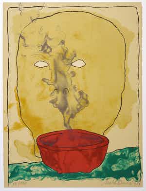 Mark Brusse - Litho, Zonder titel verkocht voor € 20!