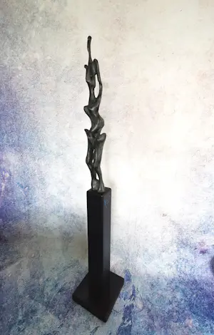 Ety Bagchus - Etienne groot Brons abstract sculptuur Apeldoorn - Lommel kopen? Bied vanaf 800!