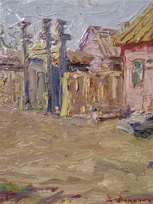 Alexander Lopatkin - Russian soviet impressionist landscape kopen? Bied vanaf 220!