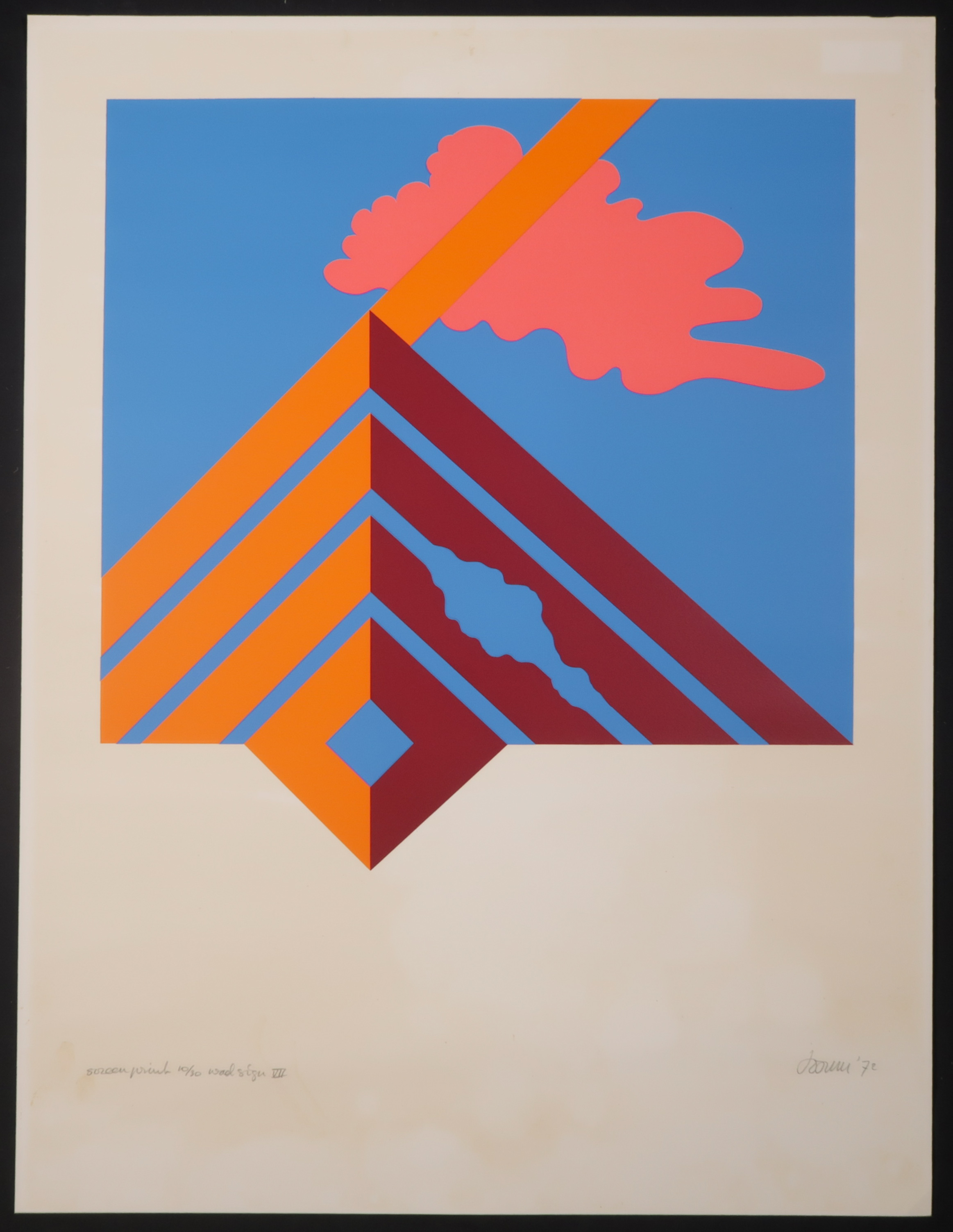 Josum Walstra - Zeefdruk, Wad sign VII kopen? Bied vanaf 1!