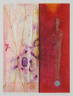 Piotr Konkel - Zeefdruk, Zonder titel - Ingelijst kopen? Bied vanaf 1!