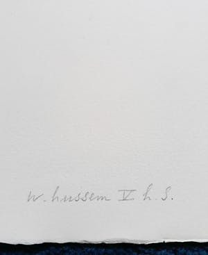 Willem Hussem - Geometrisch abstracte compositie, litho (groot) kopen? Bied vanaf 225!