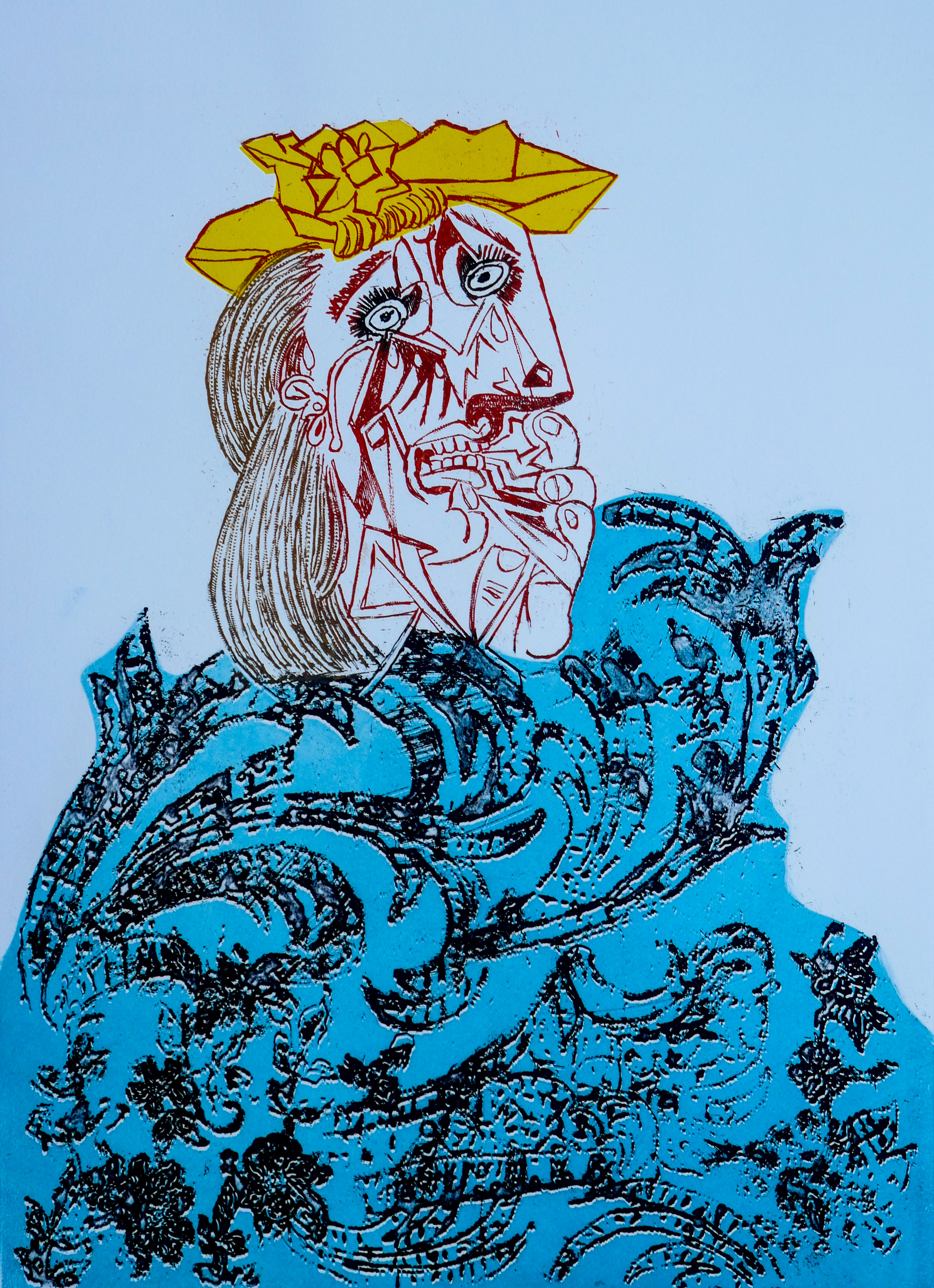 Enrico Baj - Vrouw in Tranen kopen? Bied vanaf 100!