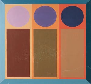 Theo Stiphout - Acryl op board, Zonder titel - Ingelijst kopen? Bied vanaf 1!