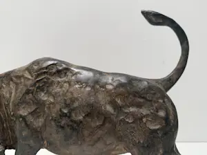 Pierre Chenet - Bronzen stier (Groot sculptuur) kopen? Bied vanaf 500!