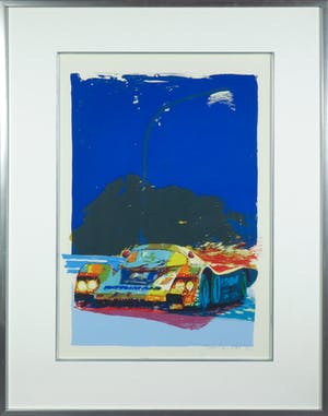 Frank Gude - Zeefdruk, Rothmans - Ingelijst kopen? Bied vanaf 1!