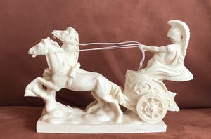 Amilcare Santini - Romeinse strijdwagen, gesigneerd kopen? Bied vanaf 1!