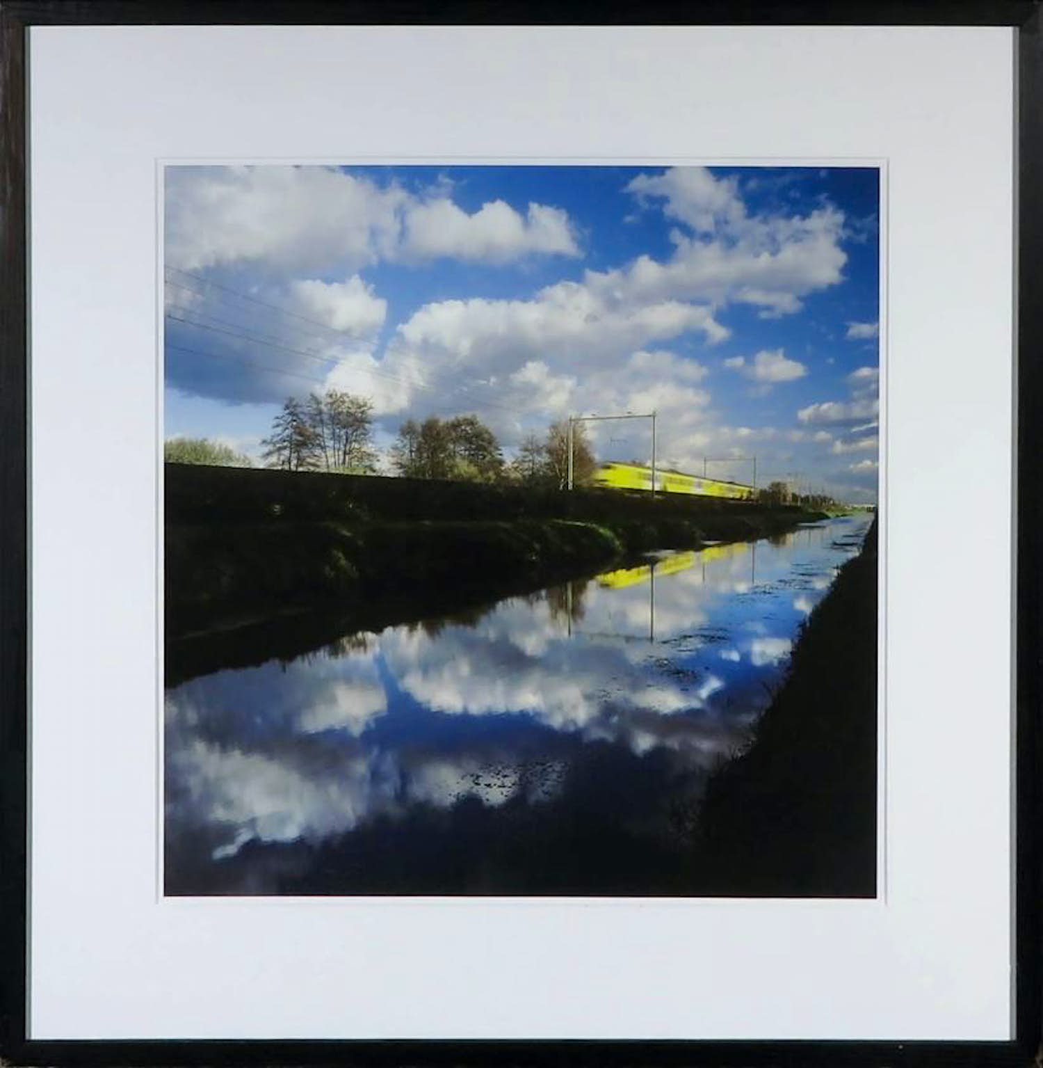 Tineke Dijkstra - Foto, Trein II - Ingelijst verkocht voor € 60!