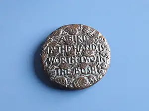 Theo van de Vathorst - VPK A bird in the hand is worth two in the bush brons kopen? Bied vanaf 85!