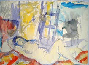 Jan Tullemans - liggend naakt kopen? Bied vanaf 60!