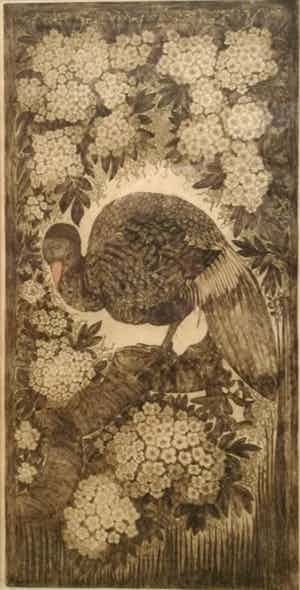 Roelf Gerbrands - Vogel op een tak verkocht voor € 90!