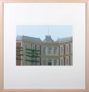 Sees Vlag - Zeefdruk, Paleis Kneuterdijk - Ingelijst kaufen? Bieten Sie von 70!