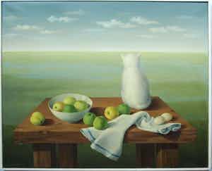 Carolus Barromeus Eikhof, van den - Olieverf op doek, “Late Afternoon” – ingelijst – 1980 verkocht voor € 100!