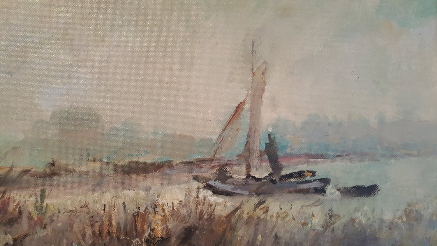 Ben van Londen - Rijnzicht Verkocht | Kunstveiling.nl