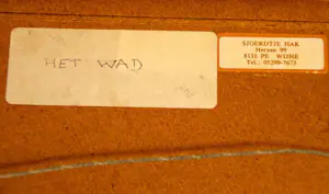 Buy Sjoerdtje Mulder-Hak - Het Wad? Bid from 50!