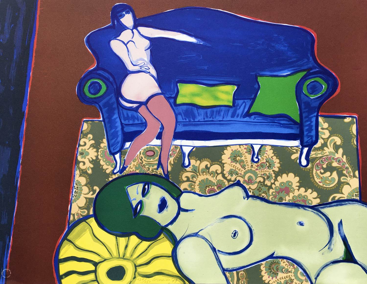 Corneille - litho ‘Le Divan Bleu’ - 1979 kopen? Bied vanaf 330!