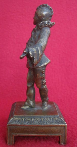 Brons (Onbekend) - Harlekijn uit Comedia dell'arte. kopen? Bied vanaf 65!