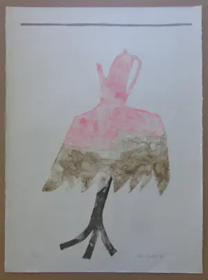 Klaas Gubbels - ROZE KOFFIEKAN / KLEURZEEFDRUK / 76x56cm / SIG / 1977 kopen? Bied vanaf 195!
