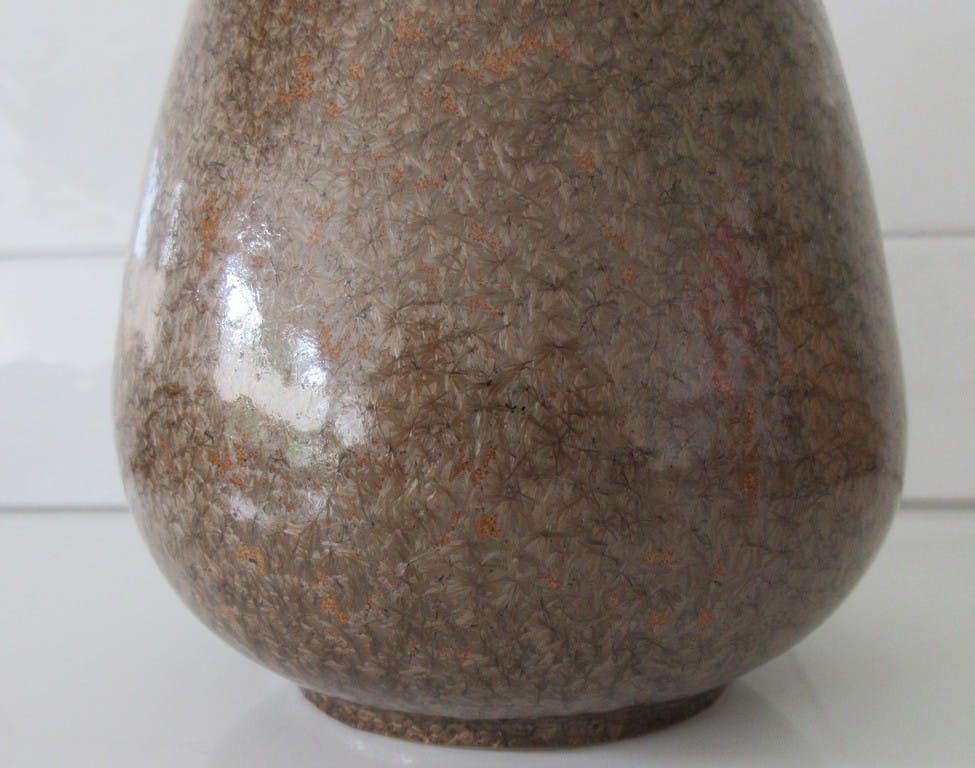 Niet of onleesbaar gesigneerd - Art deco aardewerken kristalline vaas kopen? Bied vanaf 1!