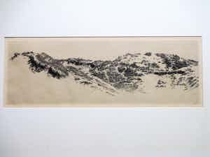 Dirk Harting - Weids duinlandschap - Ets verkocht voor € 50!