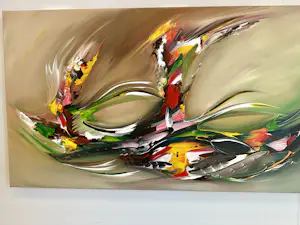 Gena - Abstract Green kopen? Bied vanaf 199!