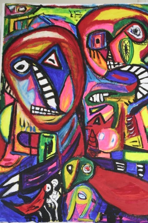 William Remory - William Remory - Onbegrepen - Originele ingelijst schilderij op papier kopen? Bied vanaf 250!