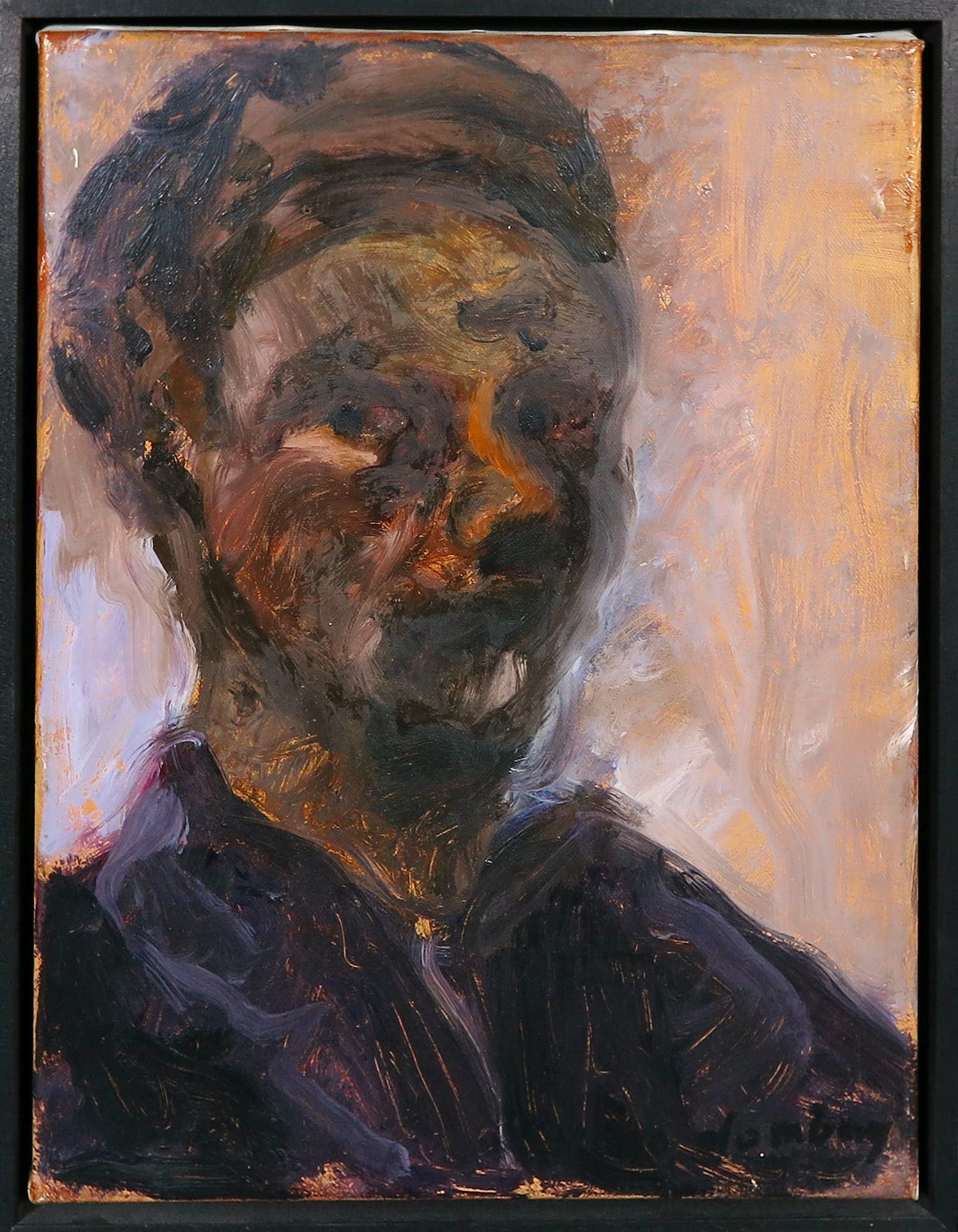 Bart Domburg - Olieverf op doek, Portret - Ingelijst kopen? Bied vanaf 200!