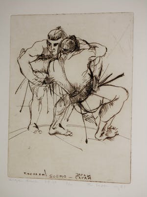 Frits van Eeden - Grafiek - Sumoworstelaars kopen? Bied vanaf 60!